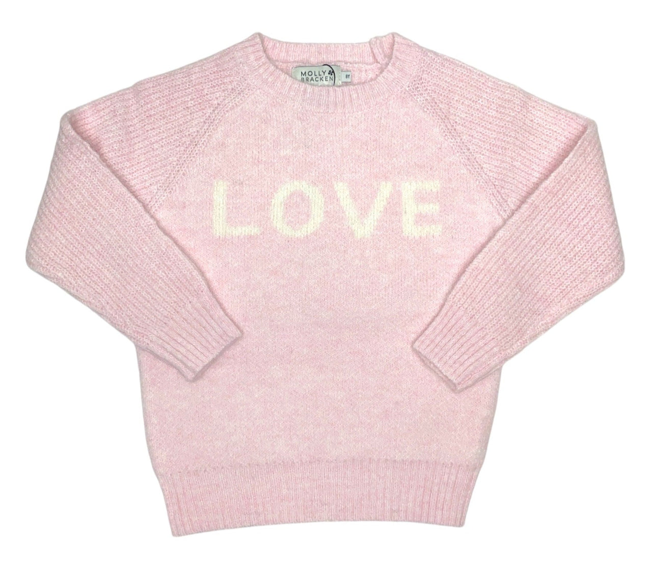 Molly Bracken Pink Love Sweater MMLA147DN 5208