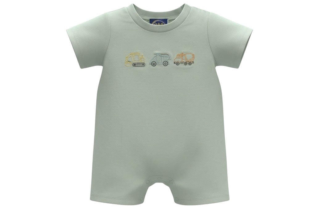 Emma Jean Construction Emb Romper 1127 5301