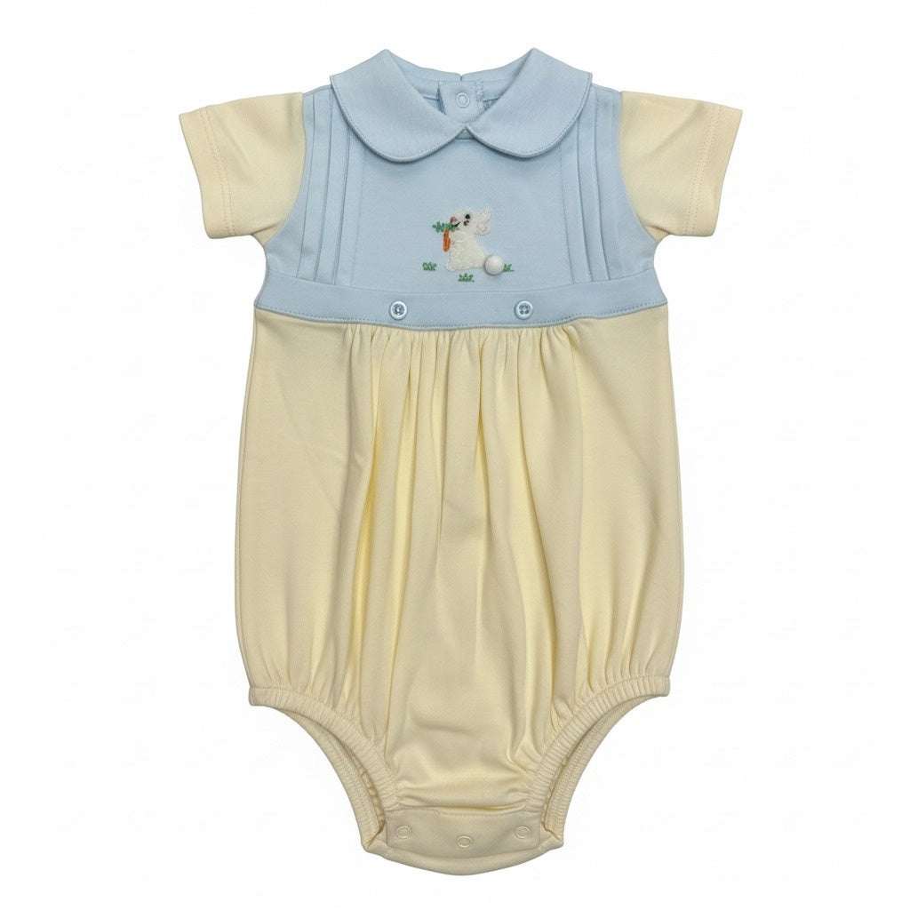 Squiggles Bunny W/Carrot Short Boy's Collared Bubble  366S/37/50 5301