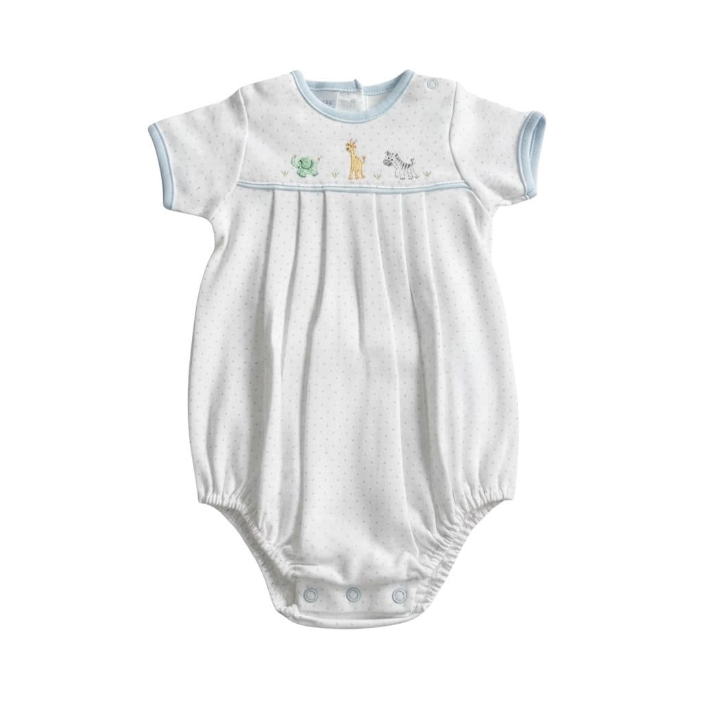 Squiggles Mini Baby Safari Pleated Bubble W/Blue dot 16/M265 5301