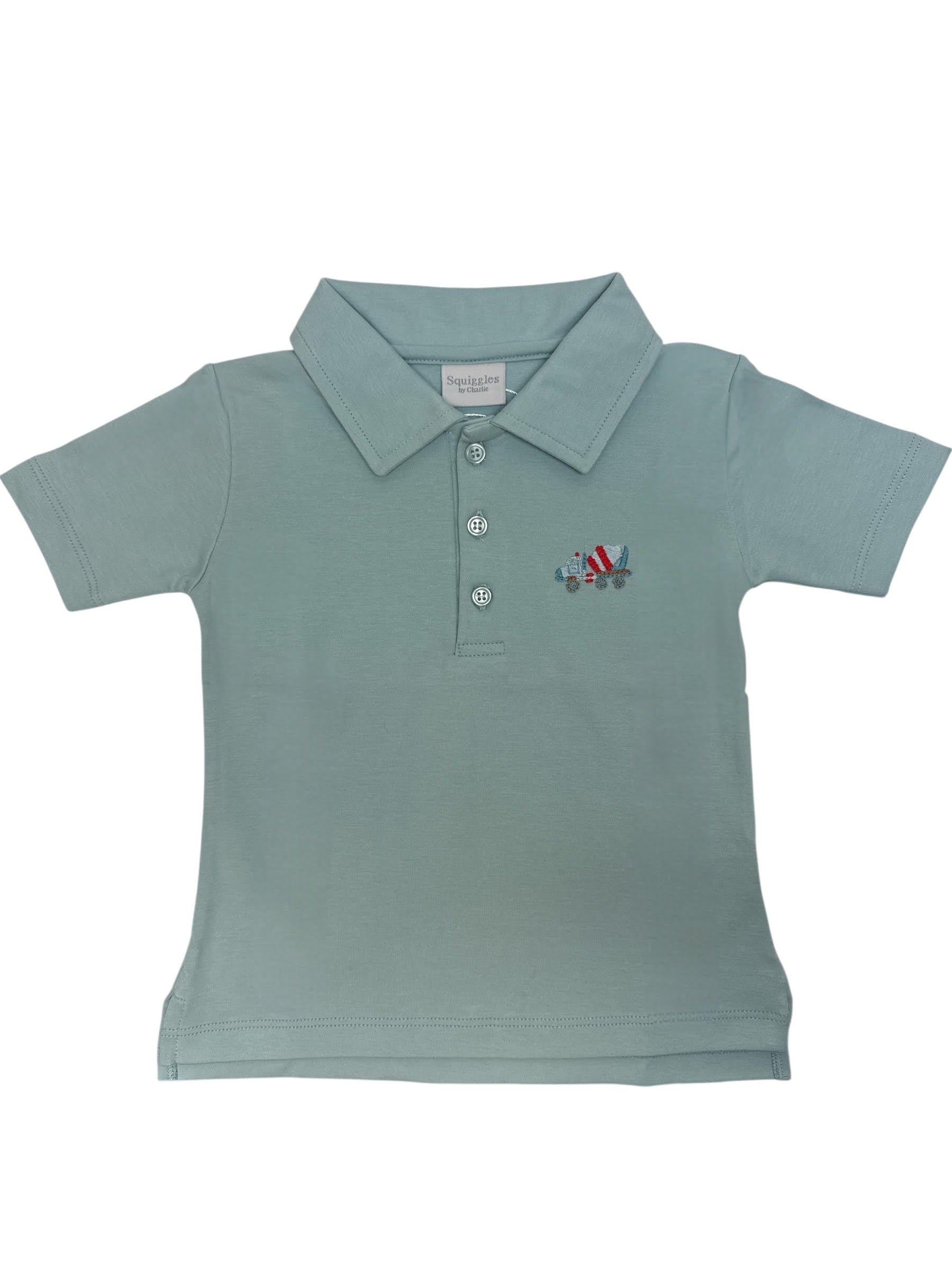 Squiggles Mini Mixer Cal S/S Collared Shirt 371/M704/82 5301