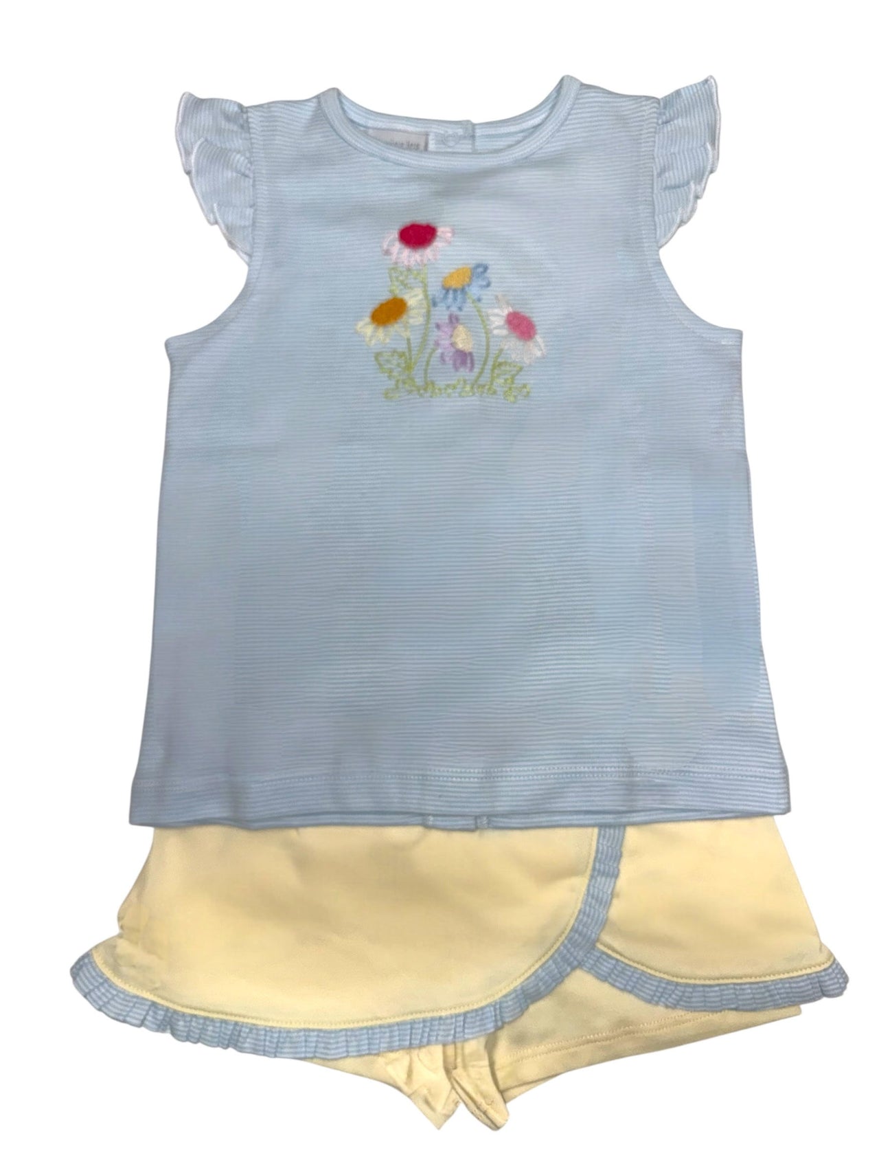 Squiggles Rainbow Blooms Butterfly Sleeve Skort Set 147SK/470 5301