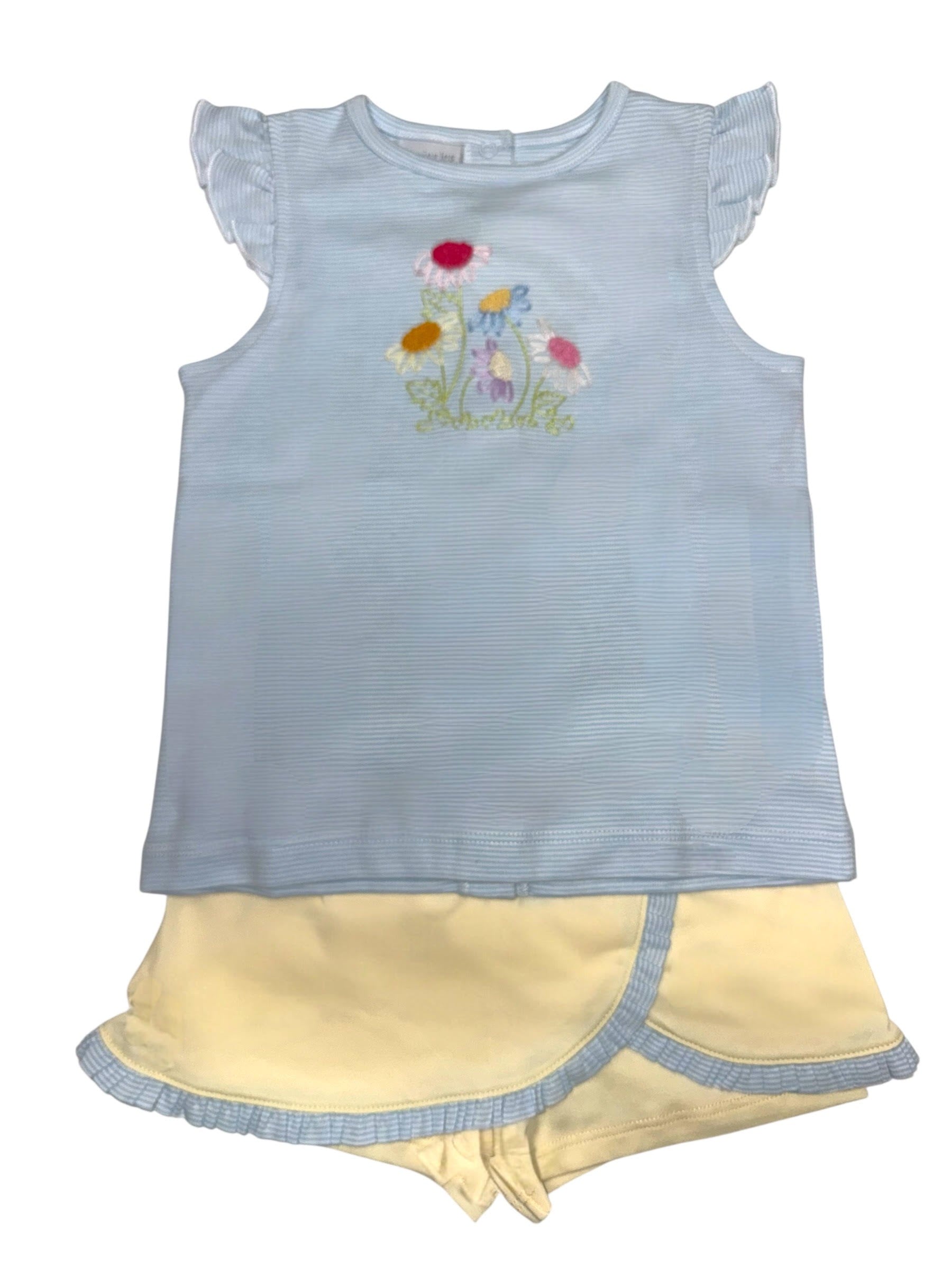 Squiggles Rainbow Blooms Butterfly Sleeve Skort Set 147SK/470 5301