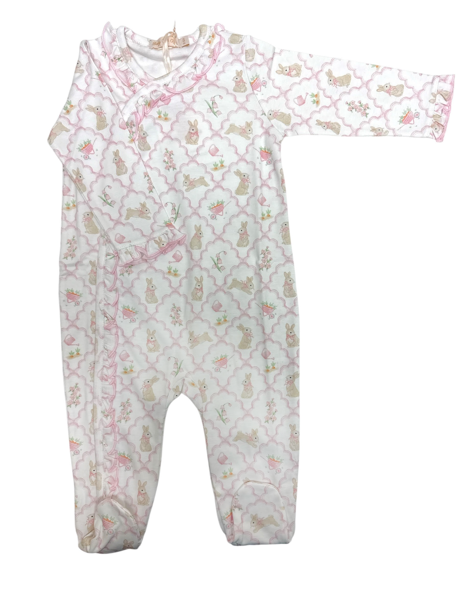 Baby Club Mosaic of Tails Footie W/Ruffles FOO44328 5302