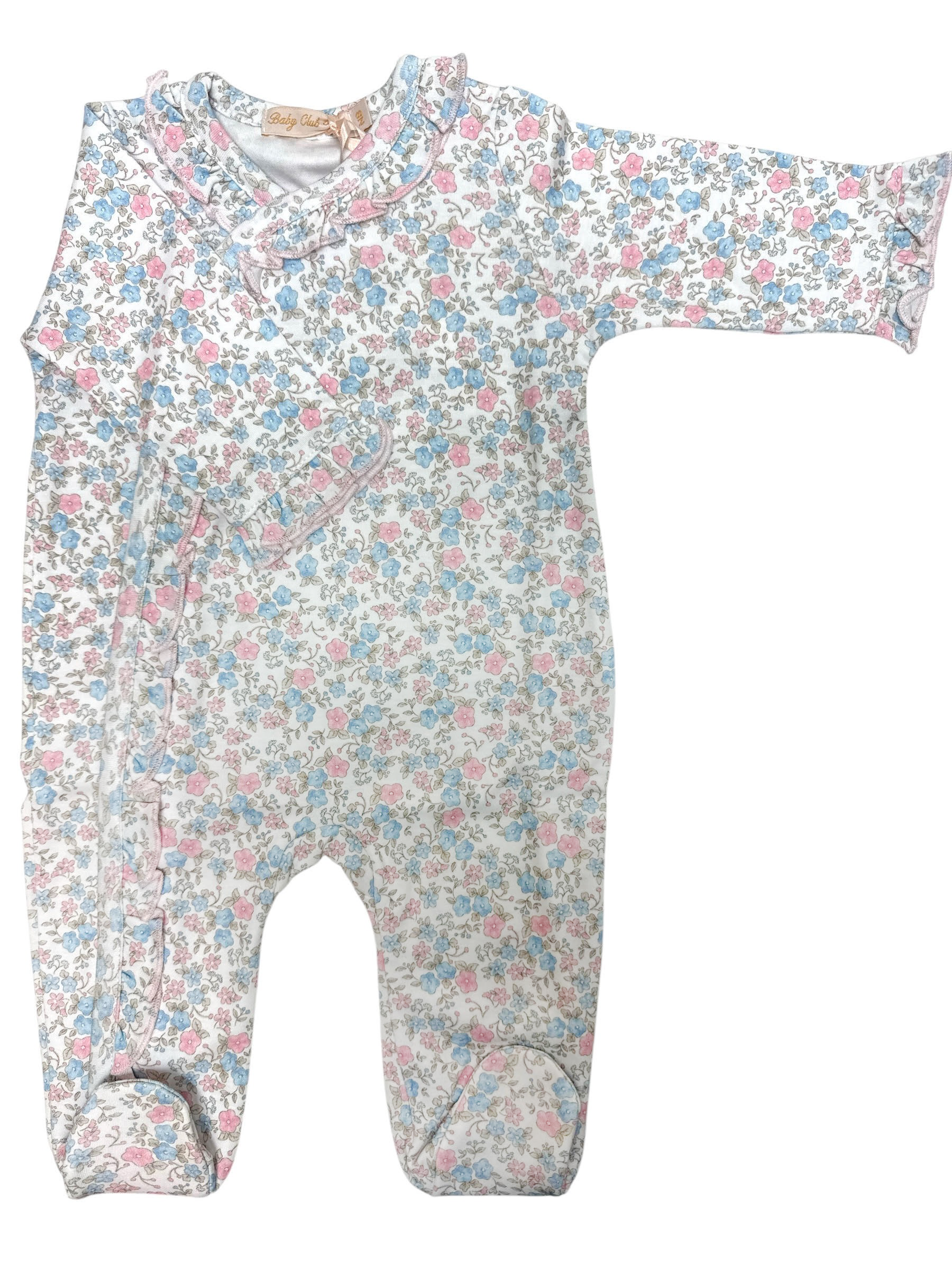 Baby Club Tiny Soft Footie W/Ruffles FOO44298 5302