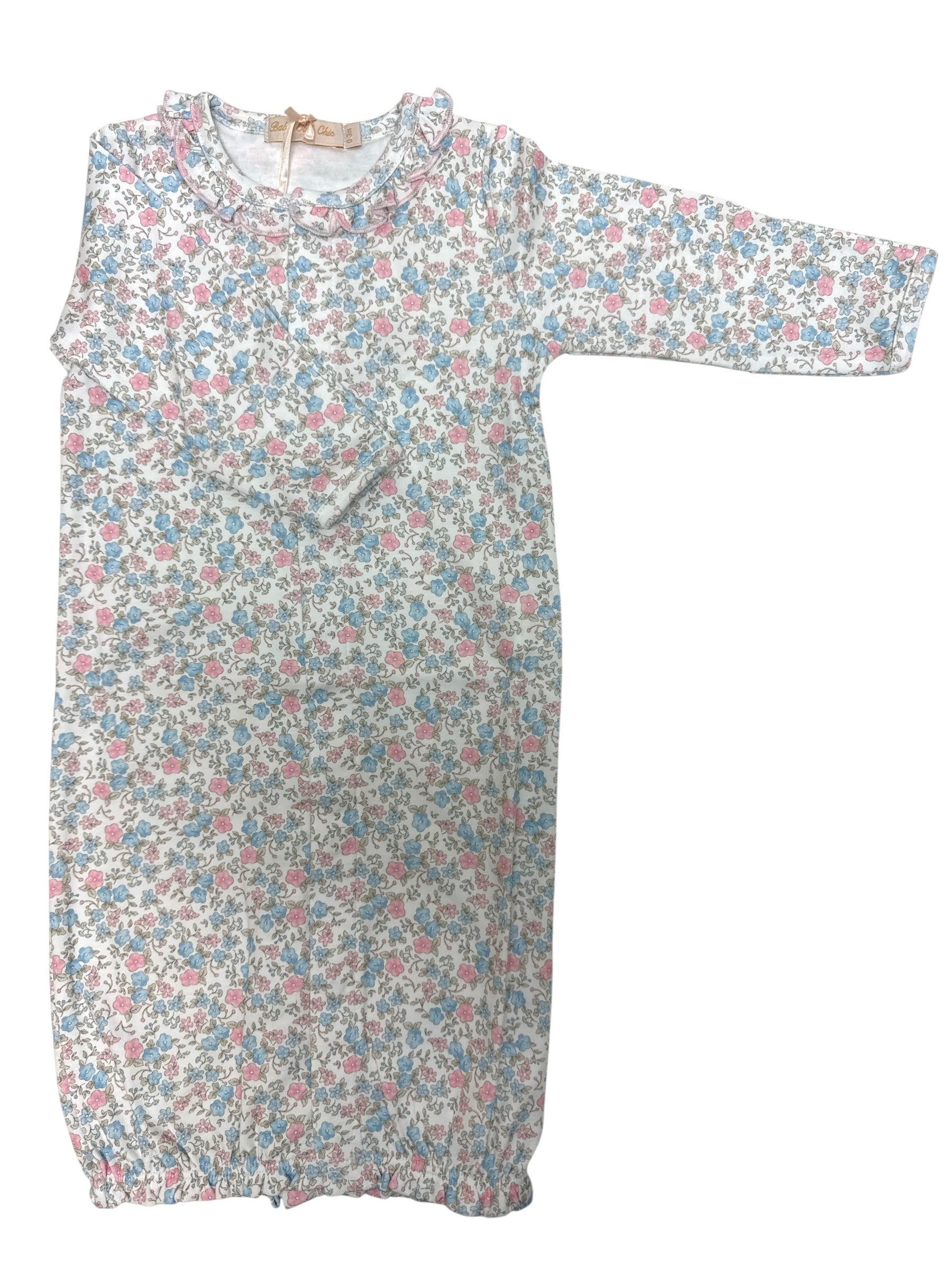 Baby Club Tiny Soft Floral Converter Gown NIG04298 5302