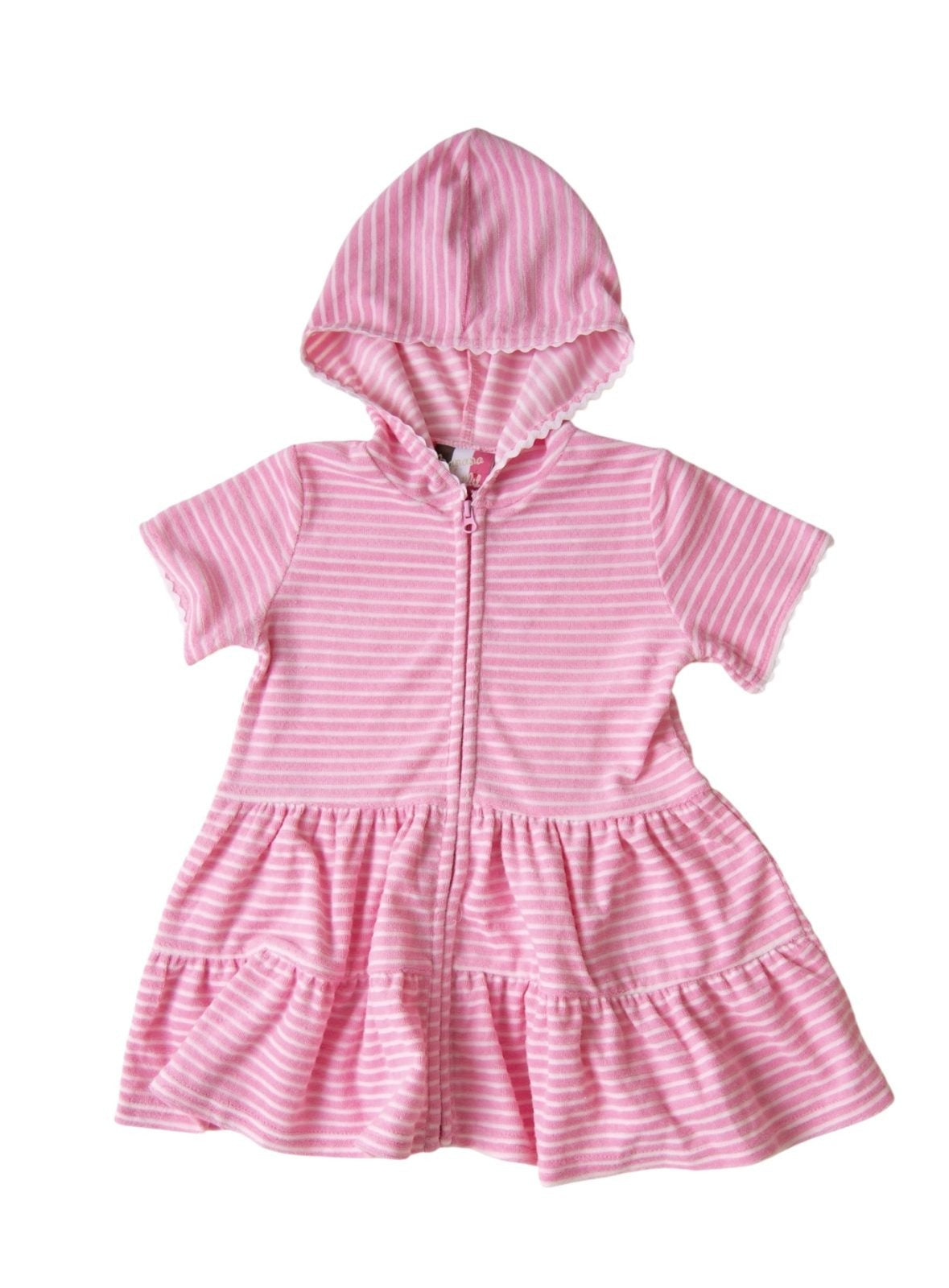 Banana Split Pink Stripe Swim Cover Up 376 5301