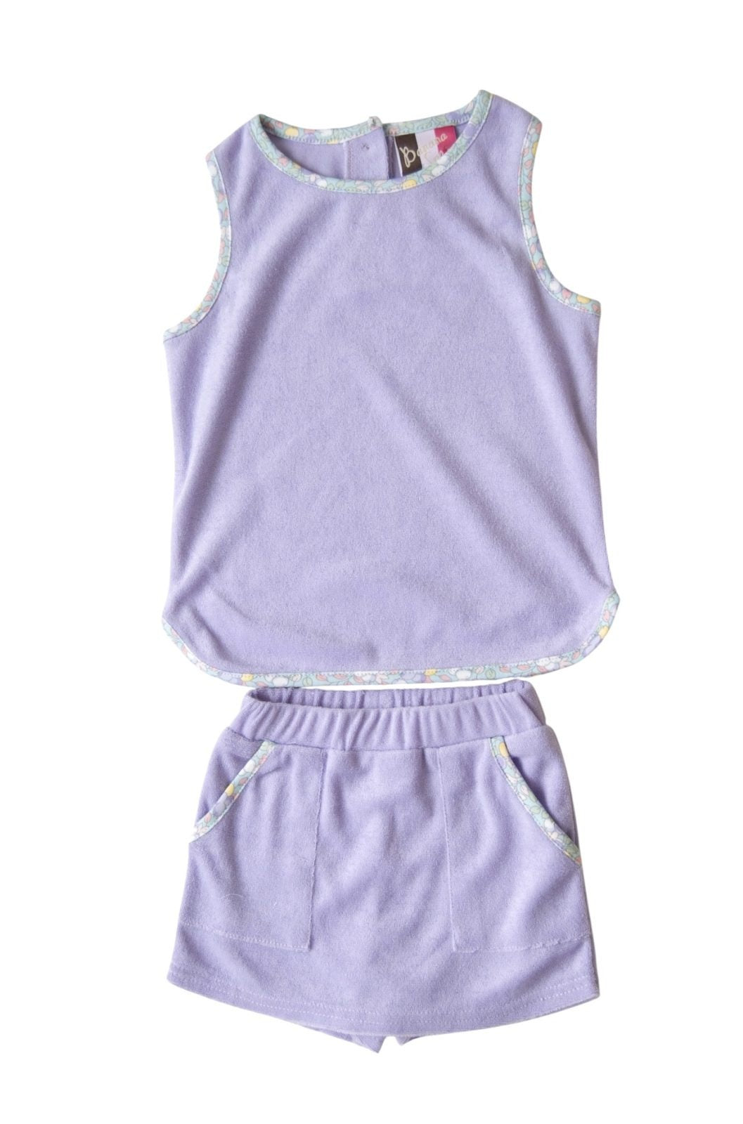 Banana Split Quinn Terry Skort Set Lavender 378 5301