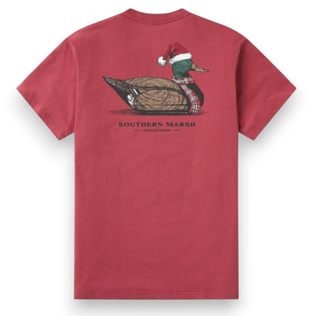 Southern Marsh Youth Vintage Duck Decoy Southern Santa Tee YADSC 5307