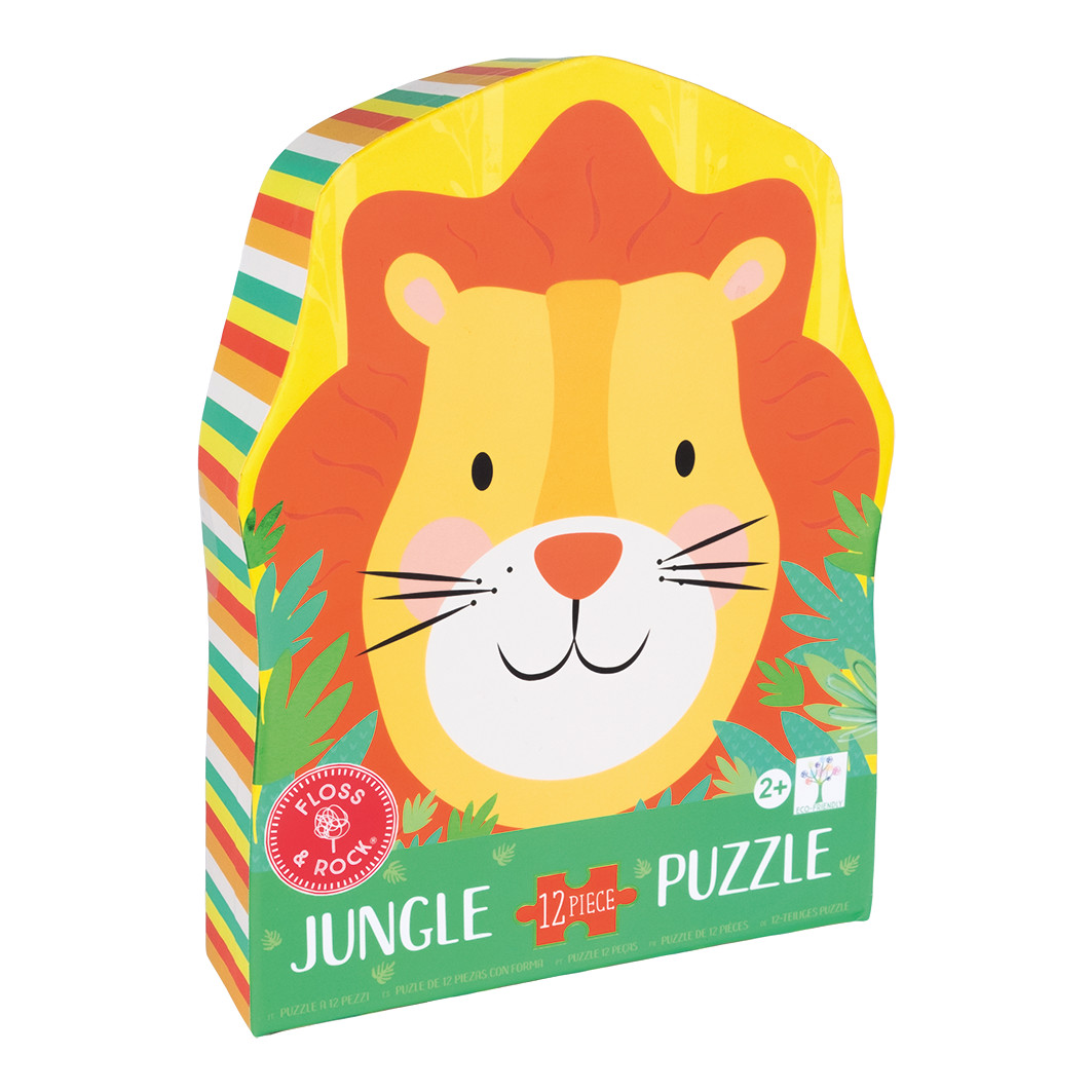 Floss & Rock 12 Piece Shaped Jigsaw Puzzle w/ Shaped Box