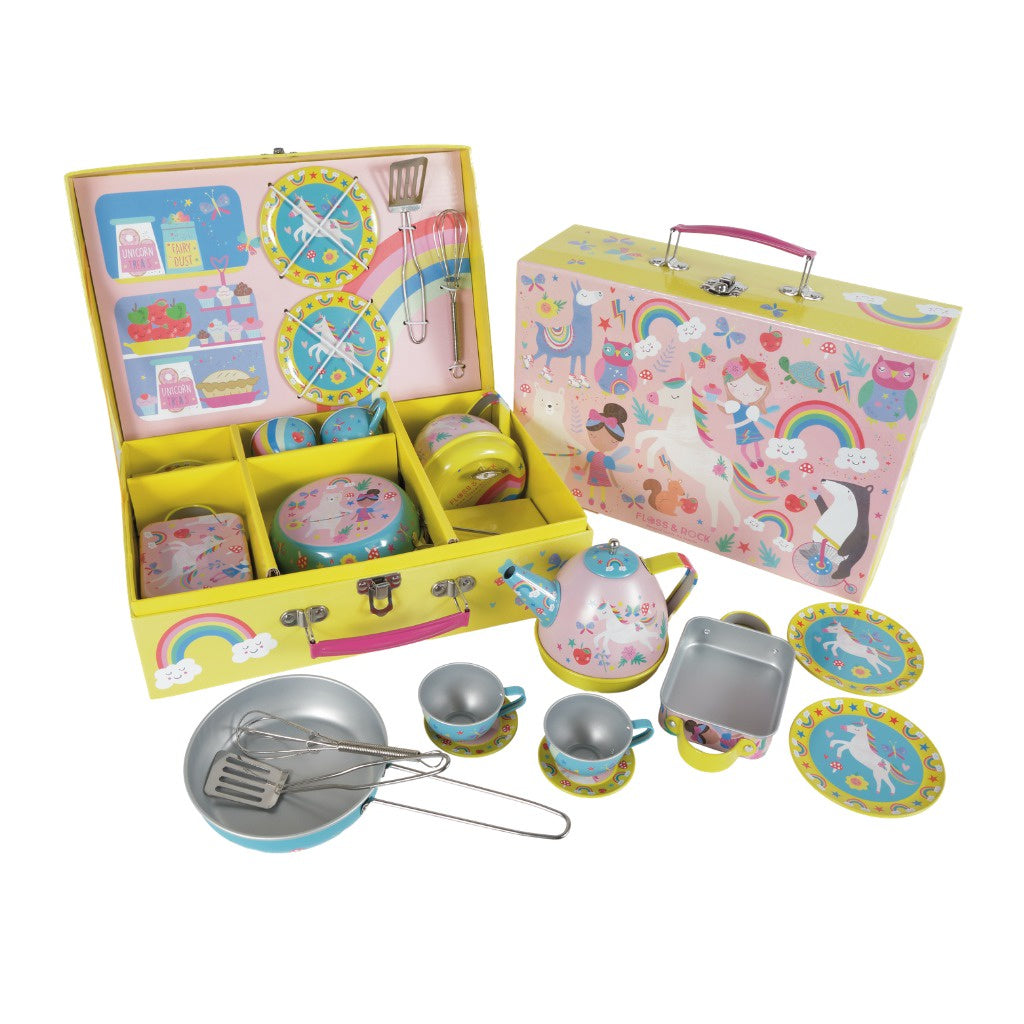 Floss & Rock Rainbow Fairy Musical Kitchen 12 Piece Set