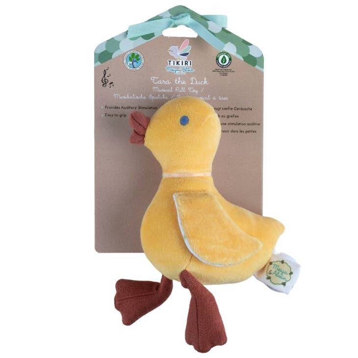 Tikiri Tara the Duck Organic Musical Toy