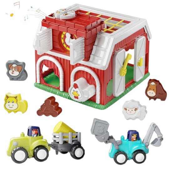 I Play I Learn Barn sorter playset