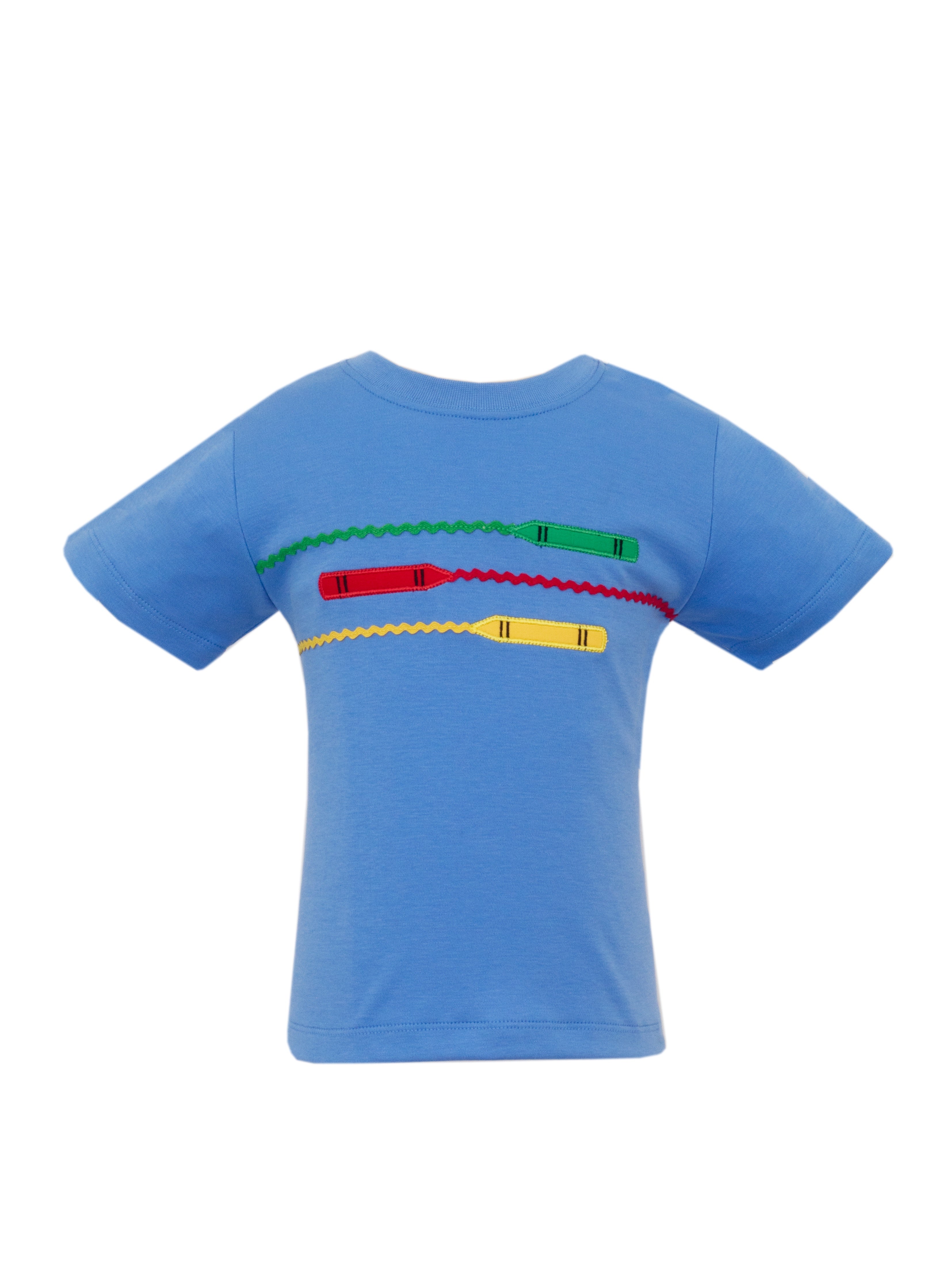 Claire & Charlie Crayon's Boy's PeriBlue Knit T-Shirt 5001P-CF25 5207