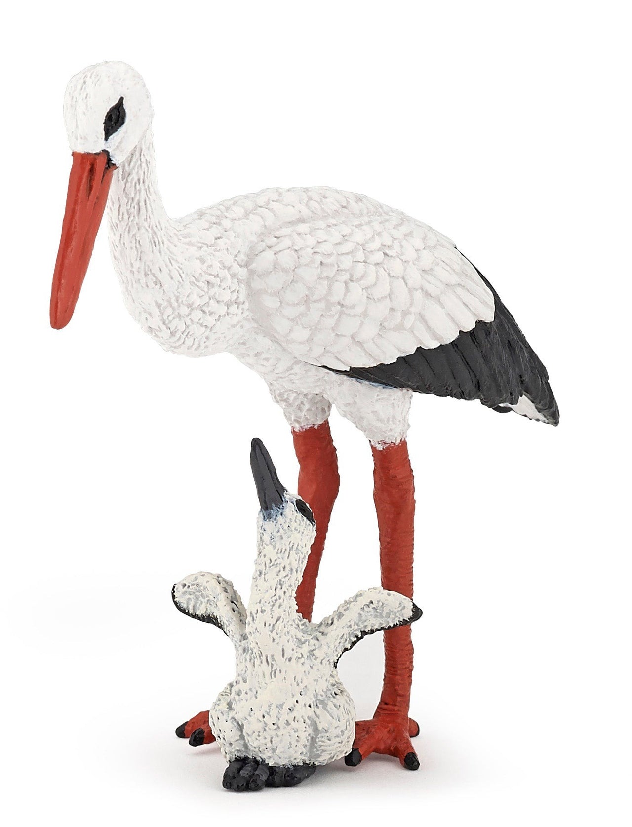 Hotaling Papo Stork with Baby