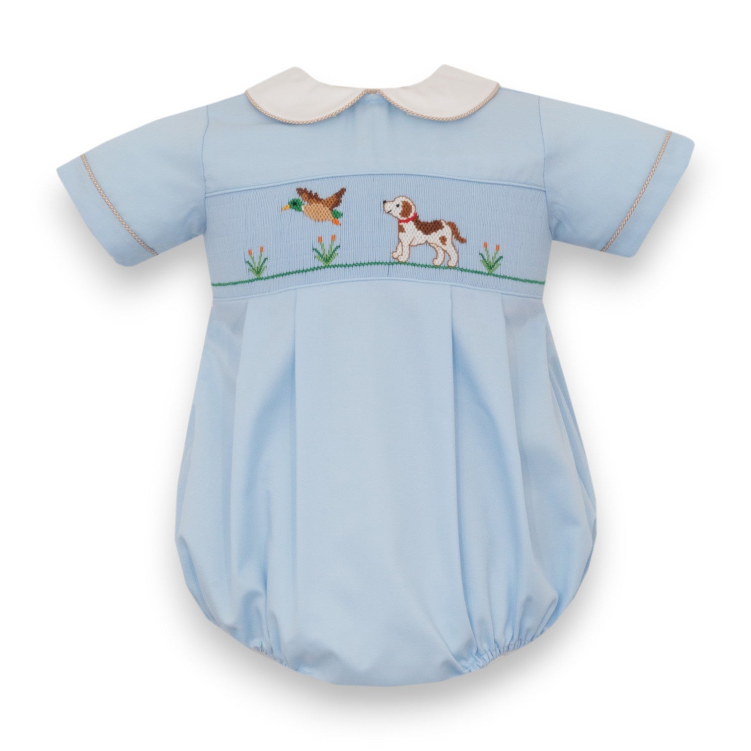 Anavini Hunting Dog Boy's Lt Blue Twill Boy's Short Bubble S/S 504BB-VF26 5307
