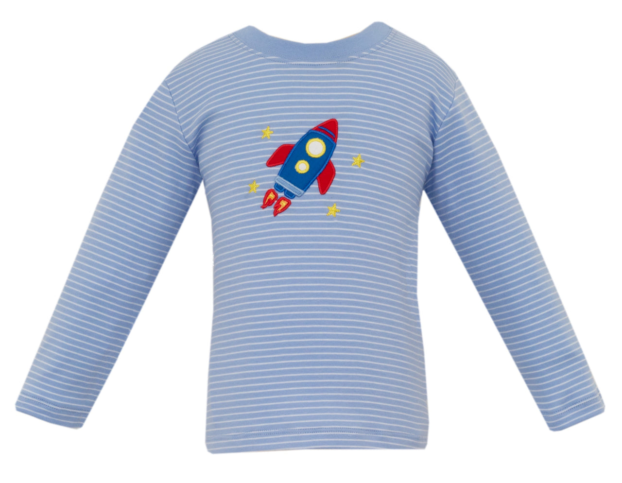 Claire & Charlie Rocket Periblue knit Stripe Boys T-shirt L/S 5209