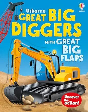 Usborne Great big Diggers with flaps