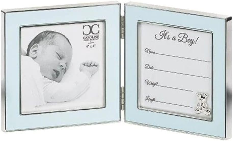 Roman Baby Boy "It's a Boy"  Hinged Frame 4x4