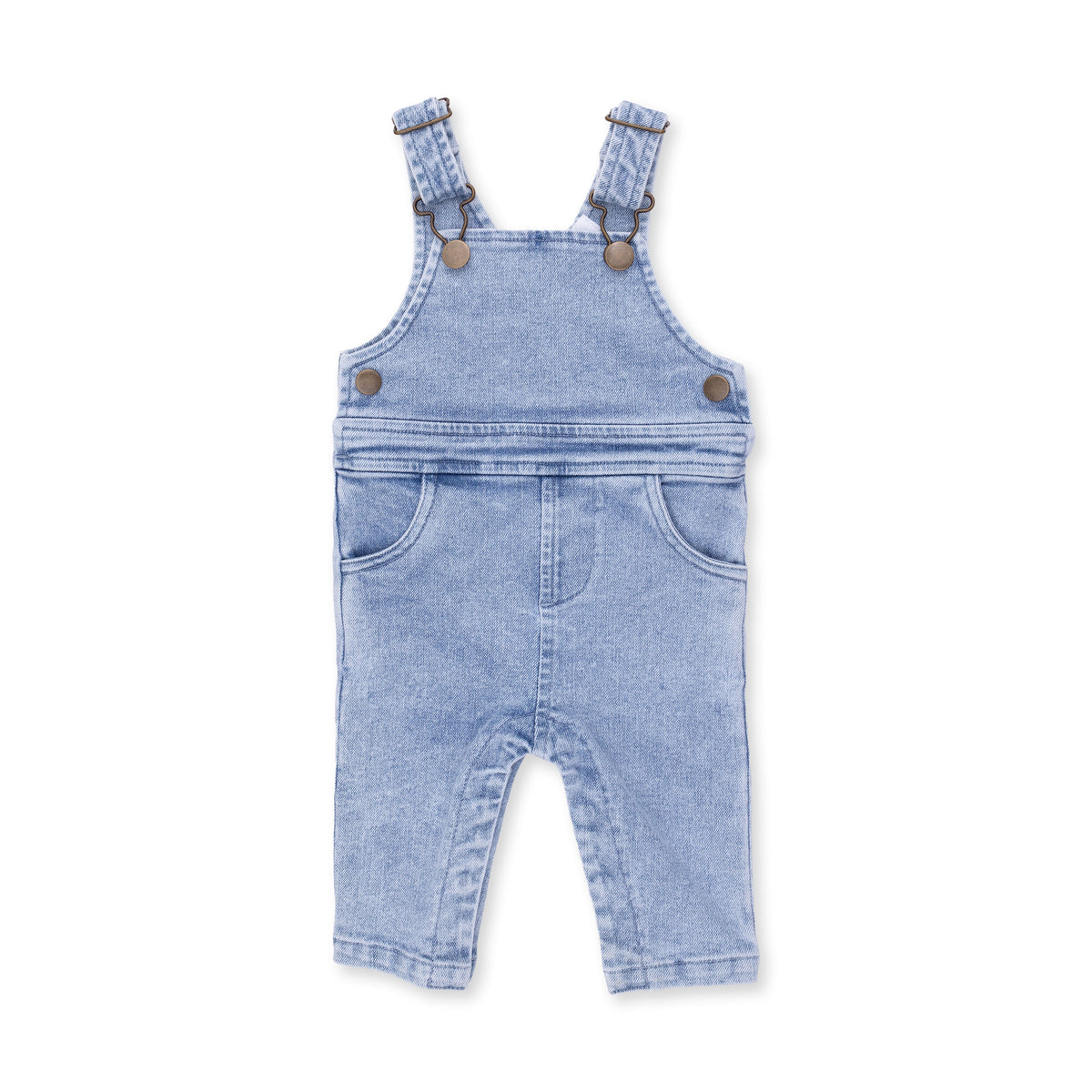Angel Dear Old School Blue Stretch Denim Uni Old School Overall 534-F26-OBD