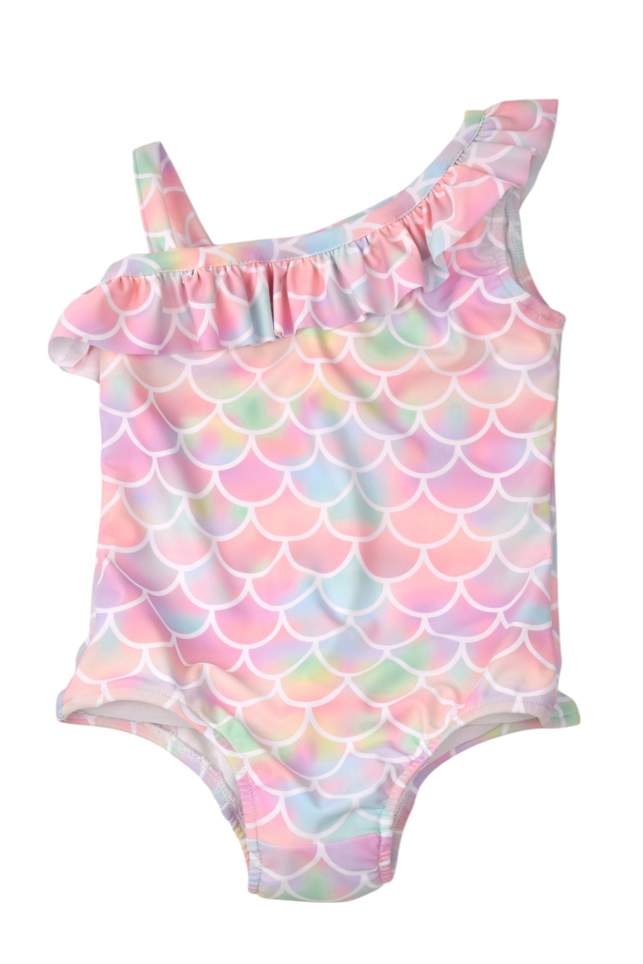 Funtasia Too Pastel Scales One Shoulder Swimsuit 74451 5201