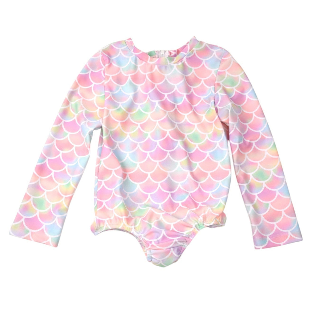 Funtasia Too Pastel Scales Rash Guard Swimsuit 74450 5201