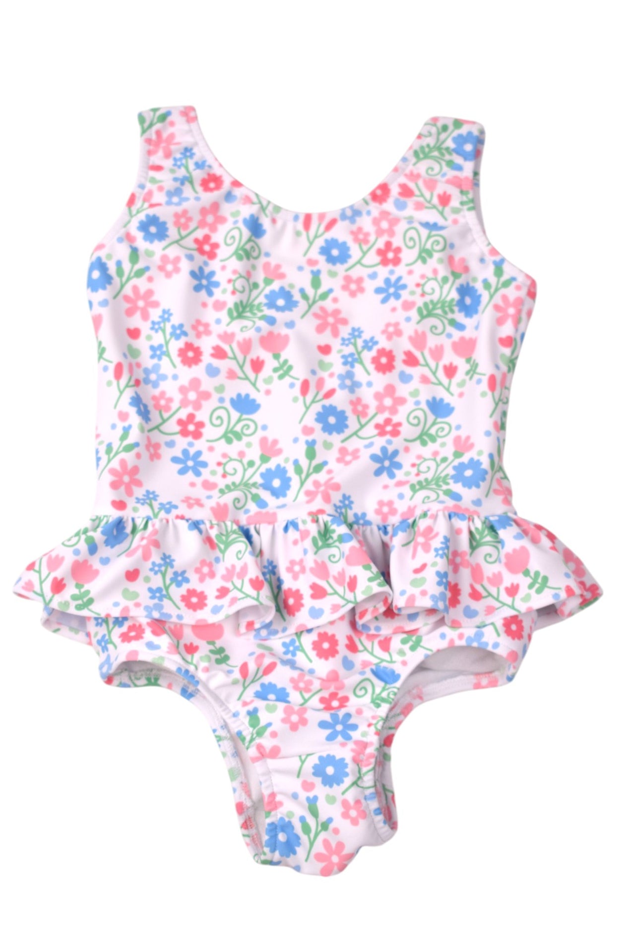 Funtasia Too Flower Print Ruffle Swimsuit 74351 5112