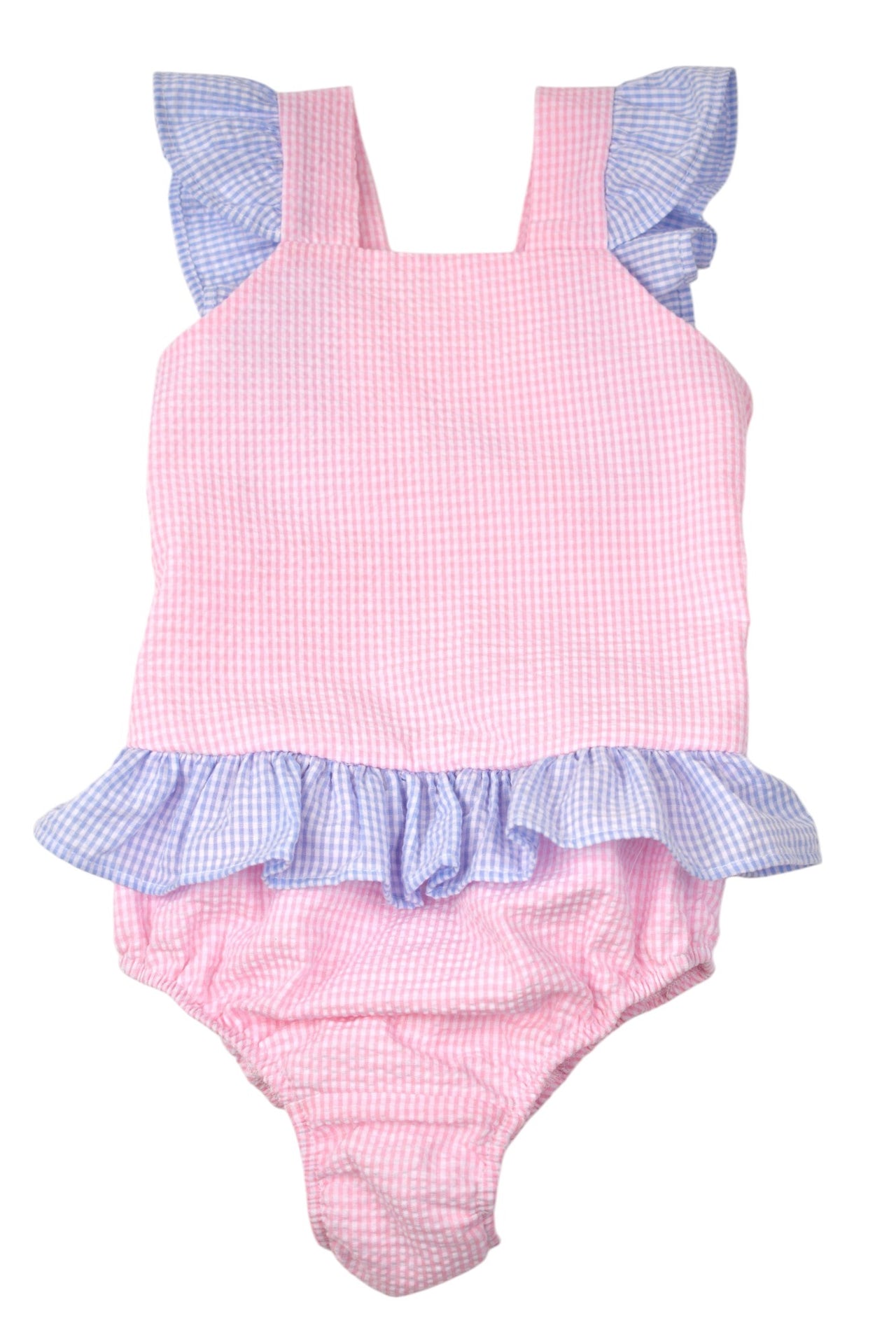 Funtasia Too Pink & Blue Ruffles Swimsuit 74150B-MLT 5112