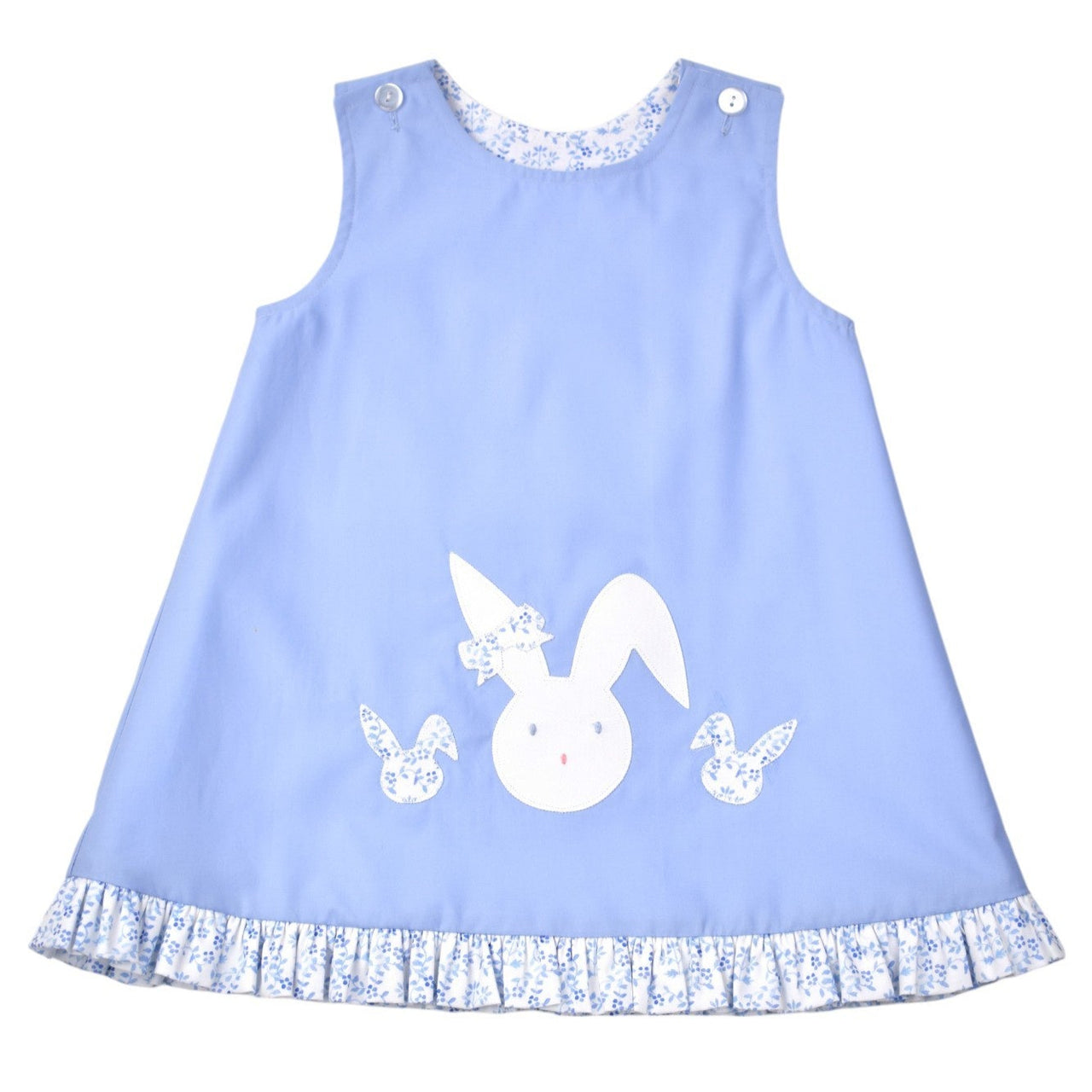 Funtasia Too Reversible Jumper Bunnies/Floral 73262 Blue 5201