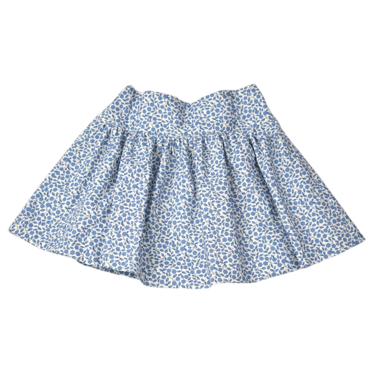 Funtasia Too Vintage Floral Skirt 75011D-Blue 5207