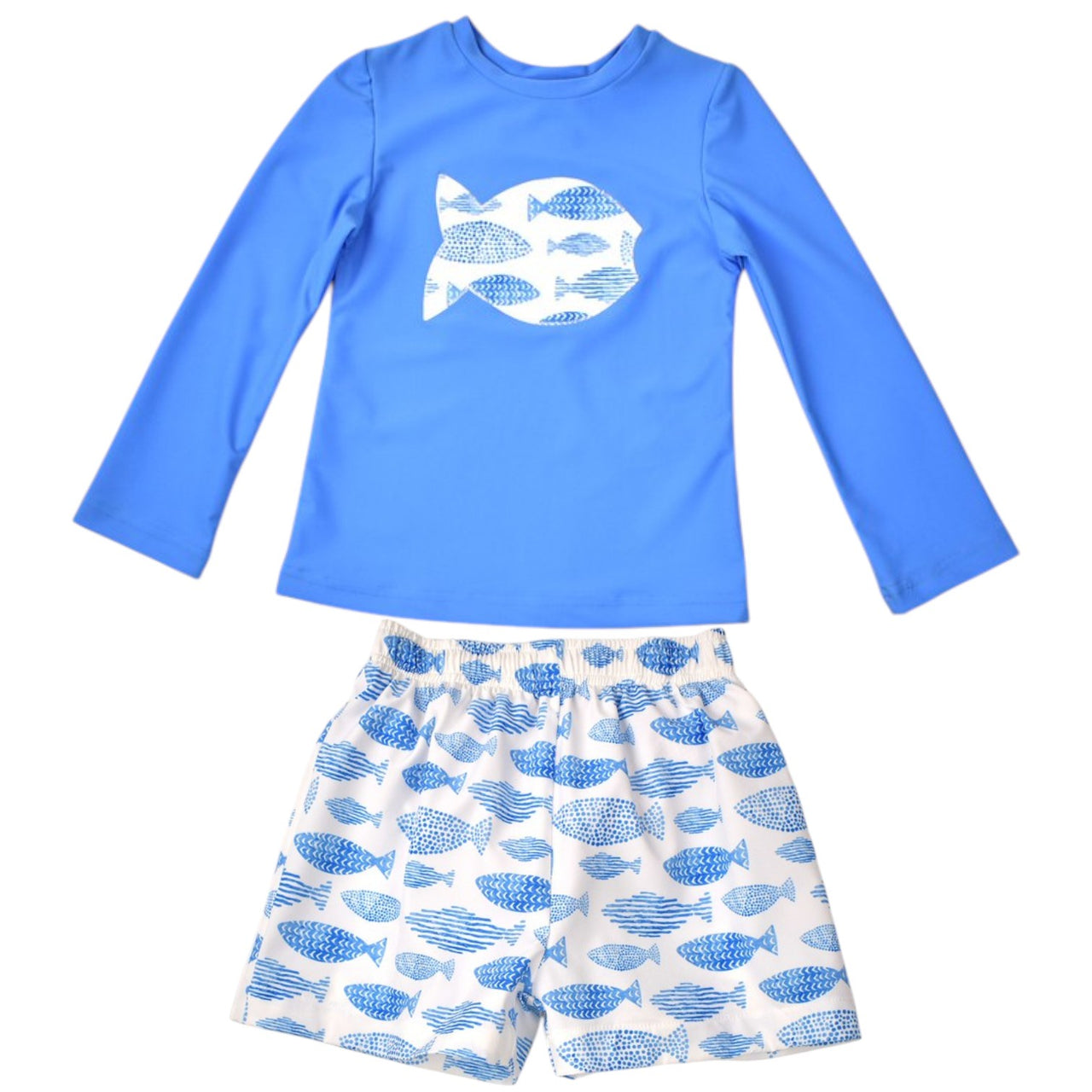 Funtasia Too Big Fish Rash Guard & Swim Trunks 78220/78221 5212
