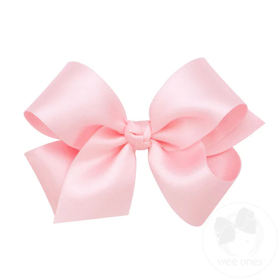 Wee Ones Medium French Satin Hair Bow