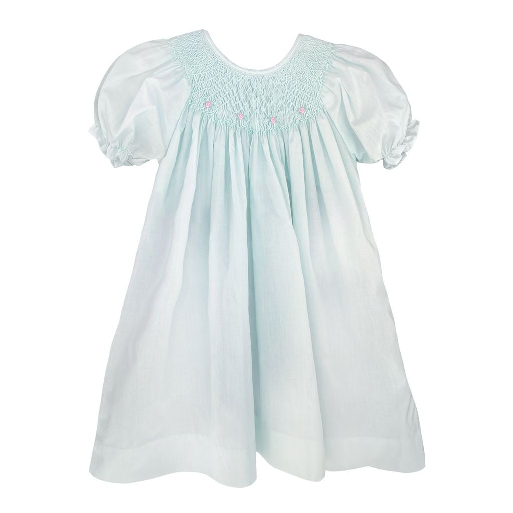 Petit Ami Day Dress & Hat Mint NB 5212