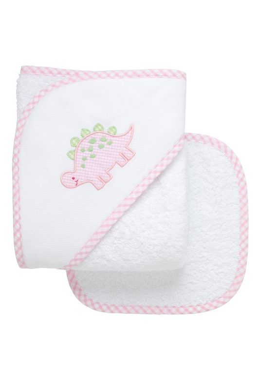 3 Marthas applique hooded towel set NEW