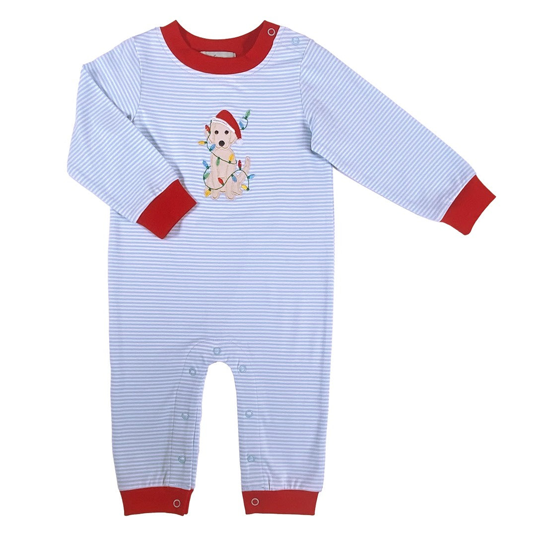 Ishtex XMAS Lights Boy's Romper 5F158 5210