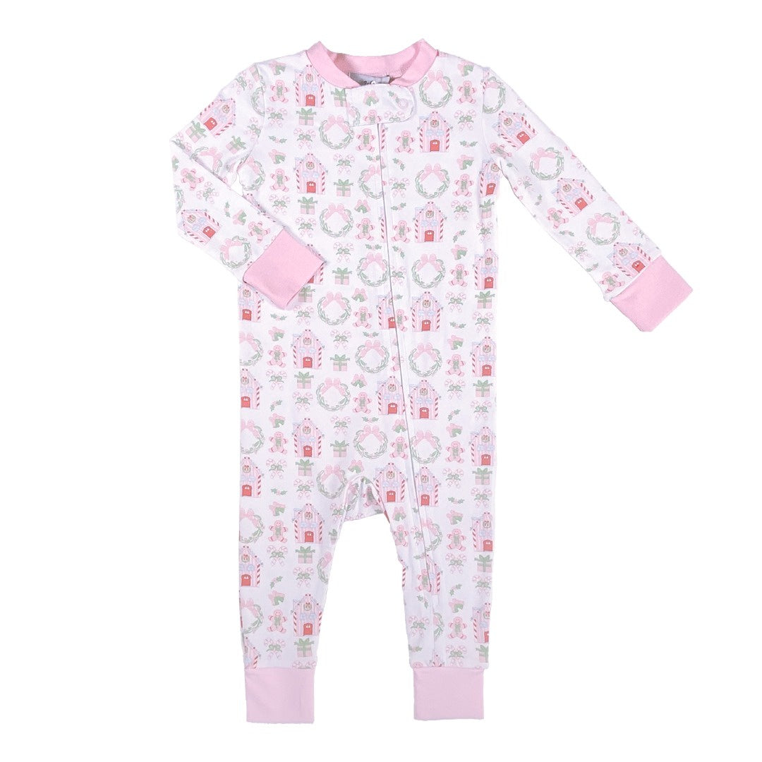 Ishtex Gingerbread Girl's Playsuit Onesie 5F177 5210