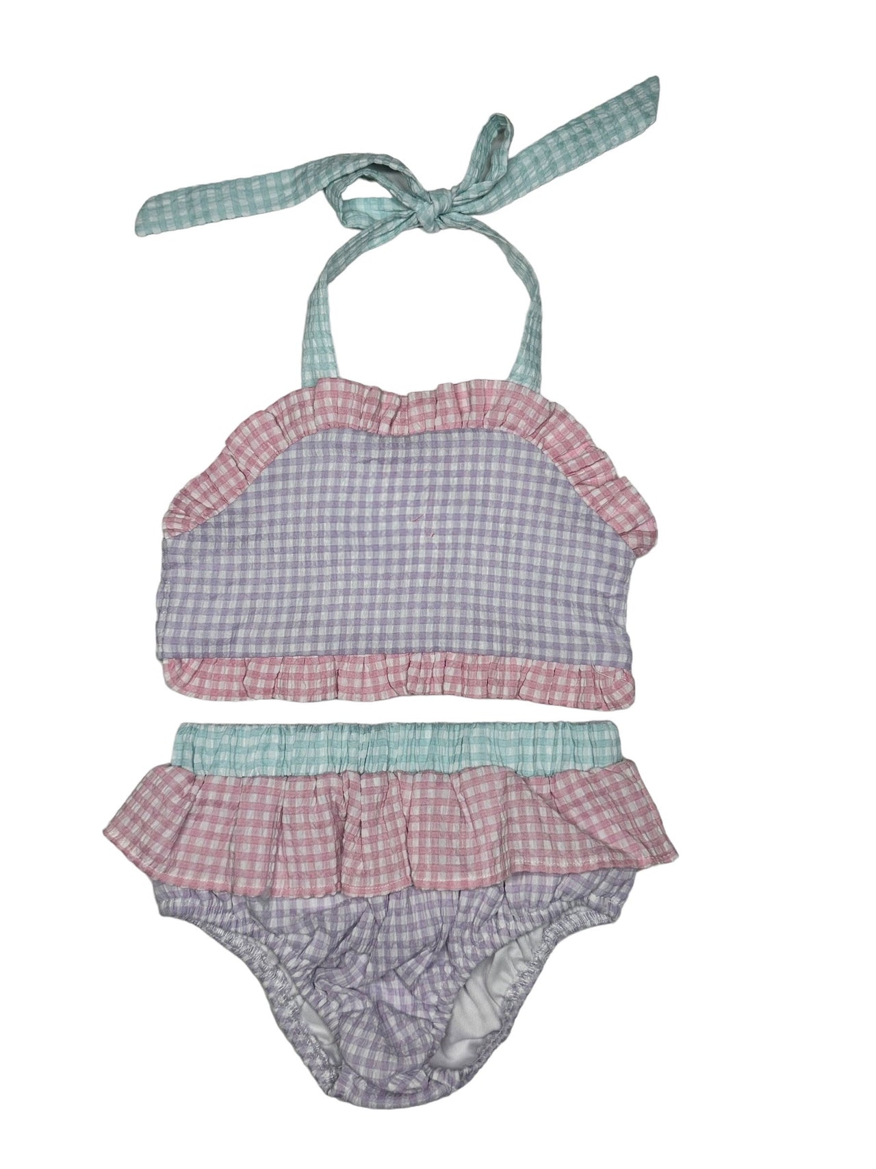 Millie Jay 2pc Swimsuit Pastel Colorblock 623 5201