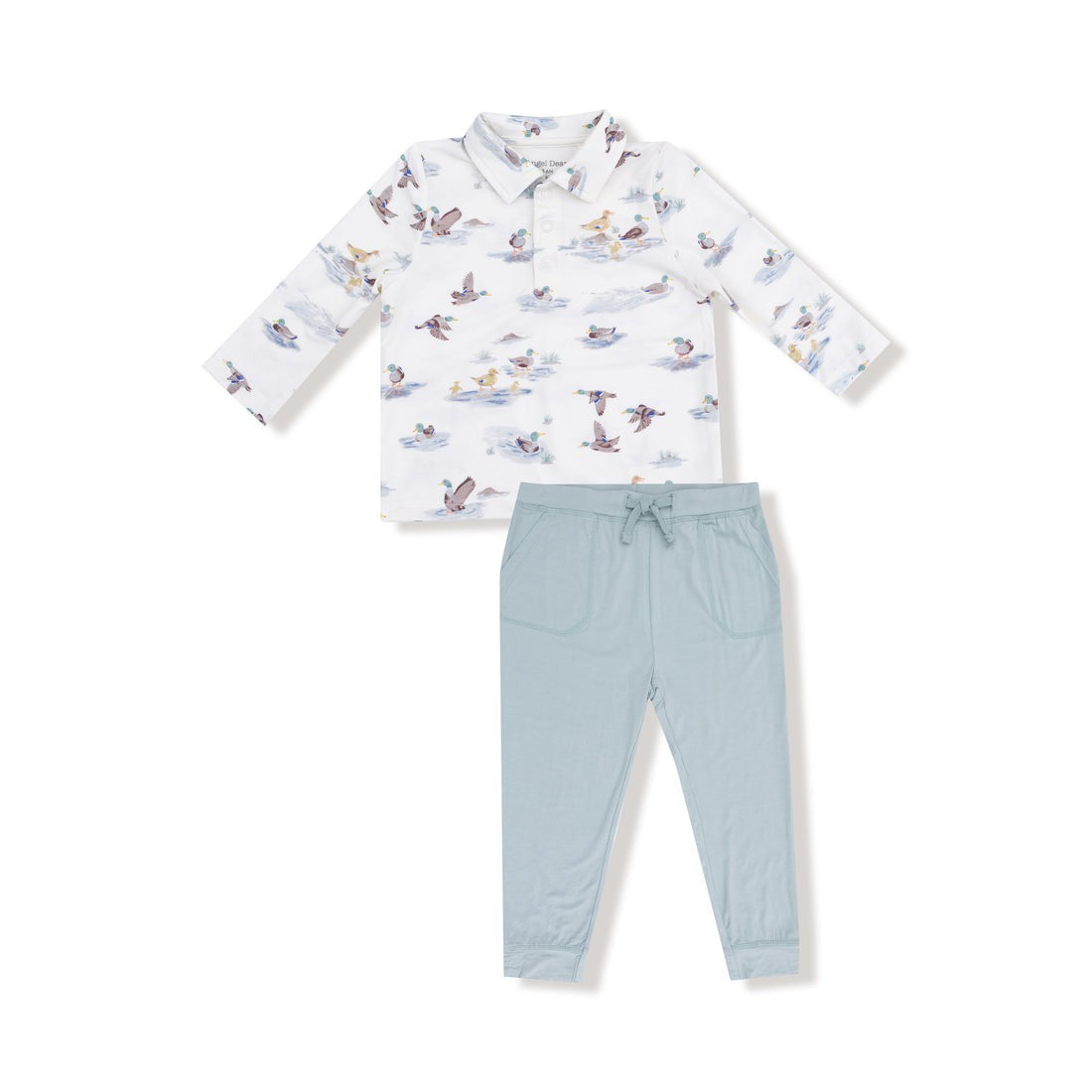 Angel Dear Migrating Mallards L/S Polo Shirt W/Bamboo Jogger 632SW-F25-MIM1 5209