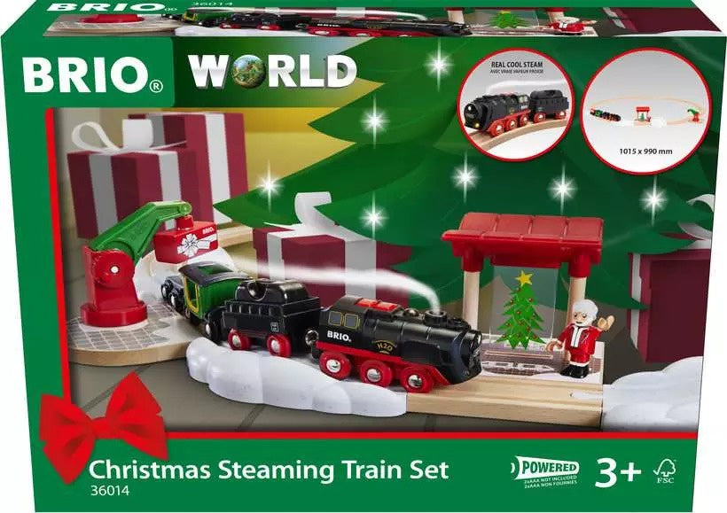 Ravensburger Brio Christmas steaming train set