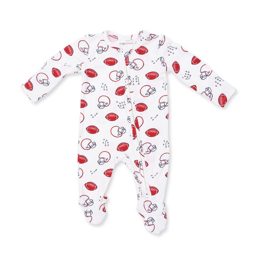 Angel Dear Touchdown Time 2 Way Zipper Footie 651-F26-TDT