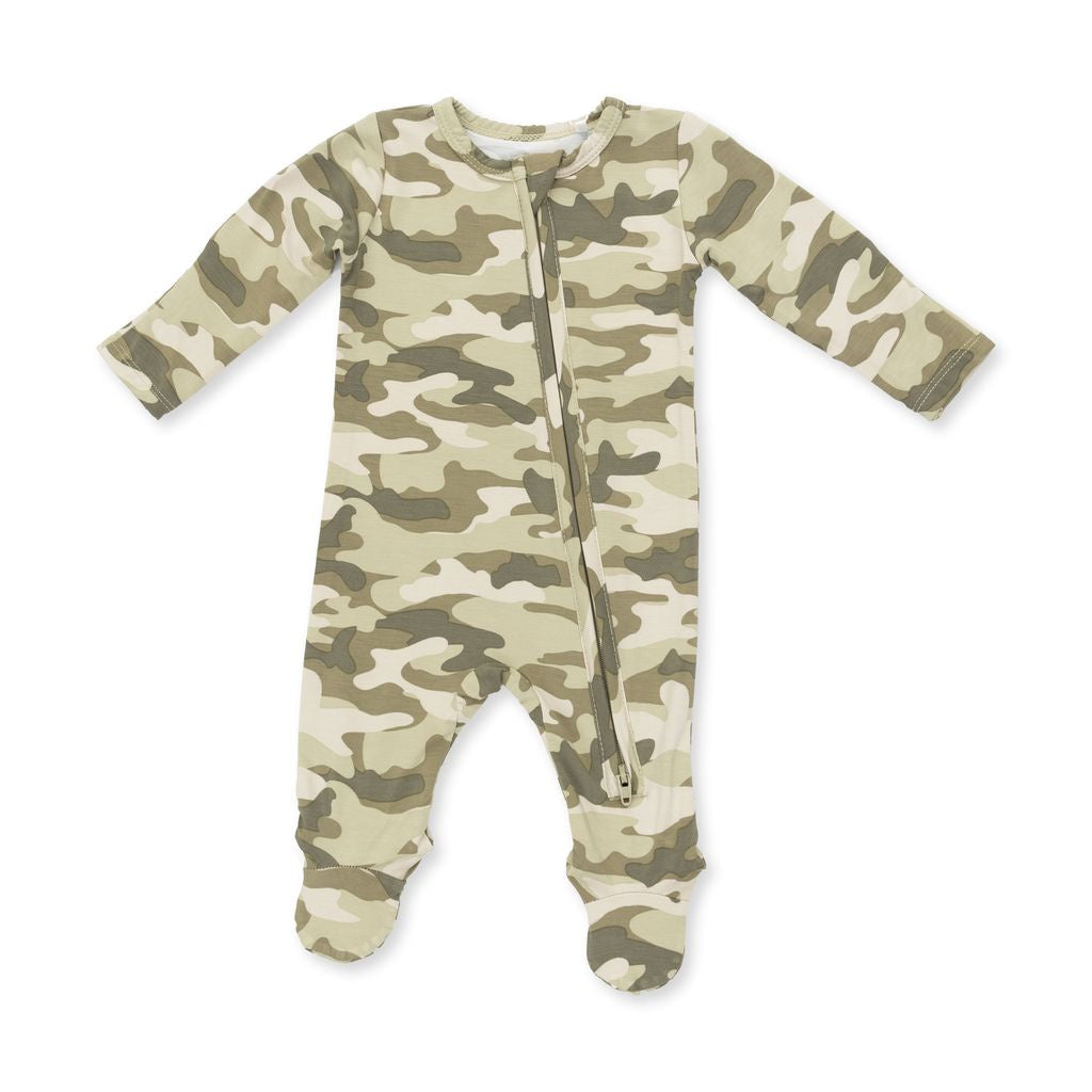 Angel Dear Camo 2 Way Zipper Footie 651-F26-CAM