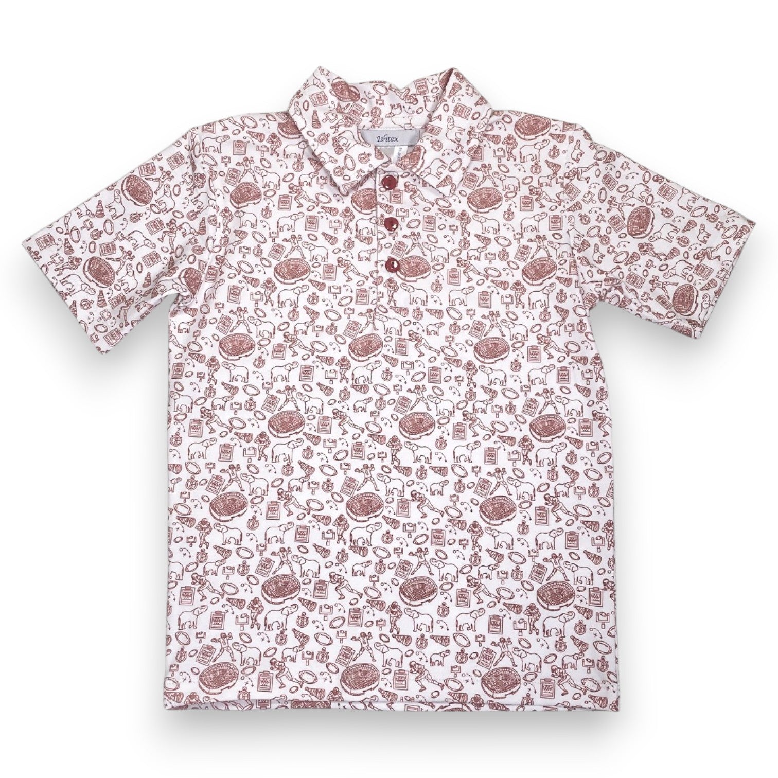 Ishtex Elephant Active Boy's Polo T-Shirt 6F046 5308