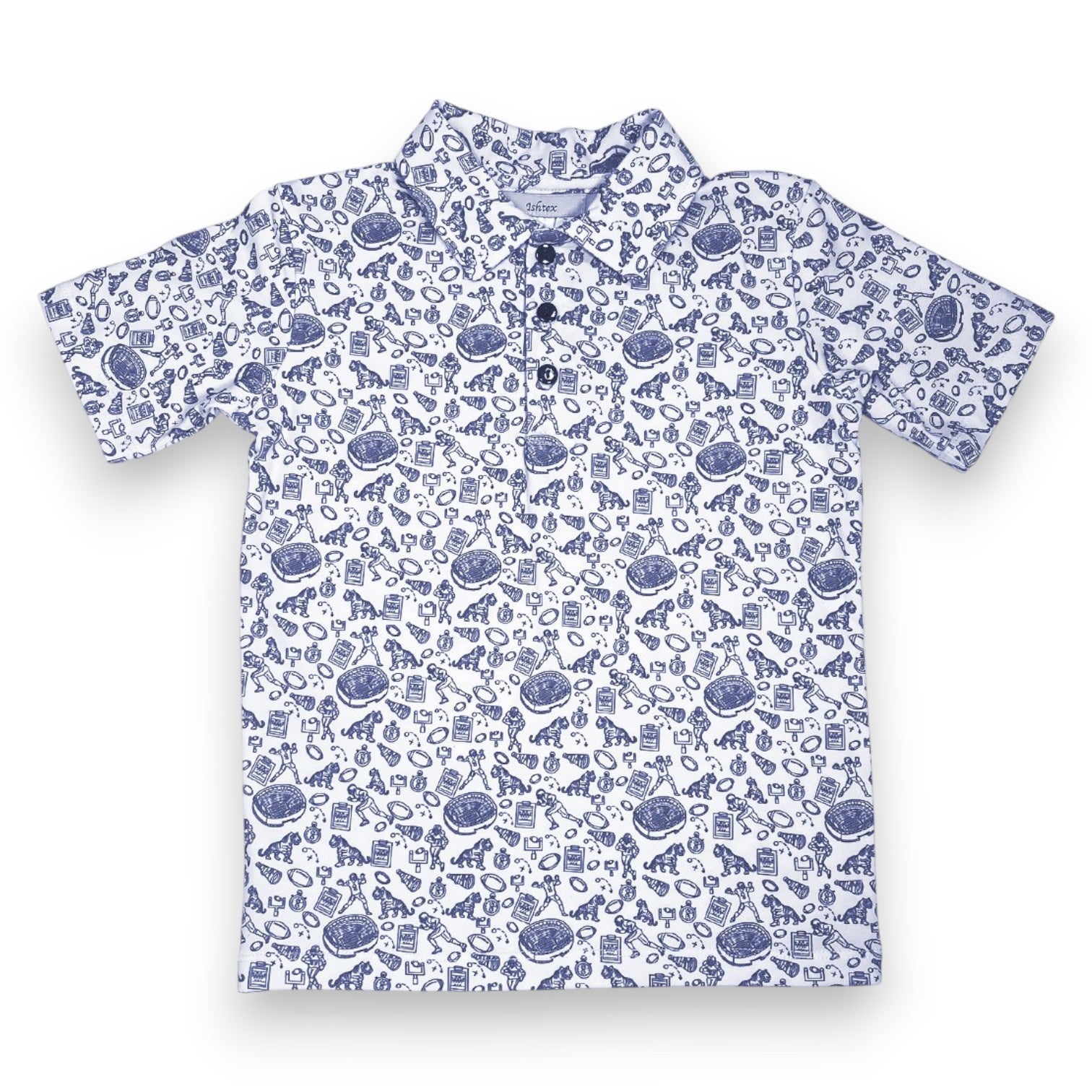 Ishtex Tiger Active Boy's Polo T-Shirt 6F050 5308