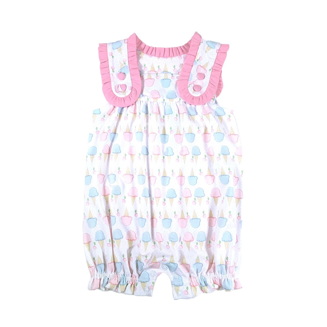 Ishtex Ice Cream Girl's Romper 6S086 5303