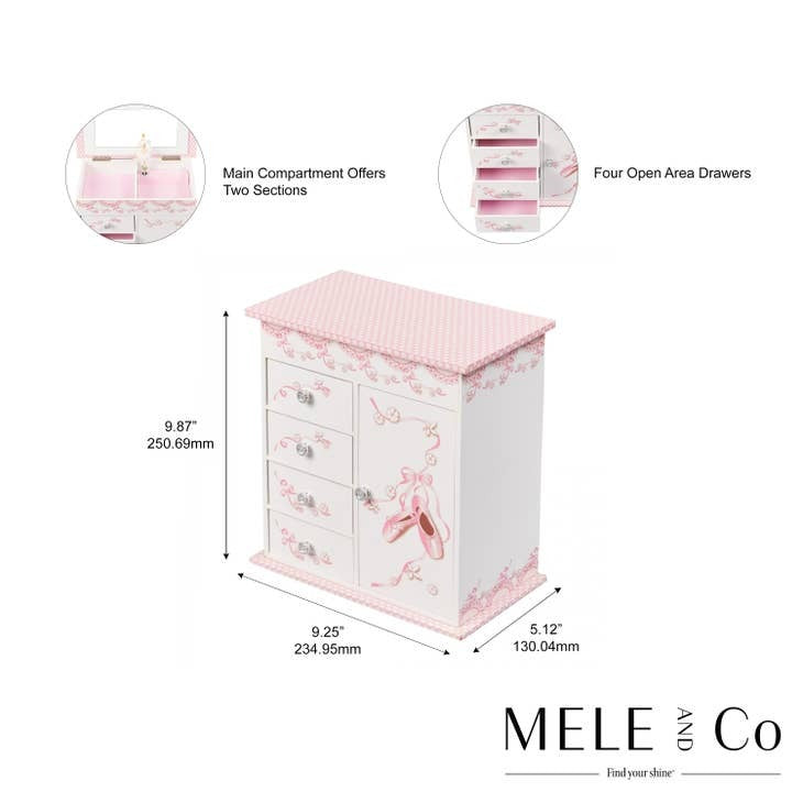 Mele & Co Cristiana Musical Ballerina Jewelry Box #0071211