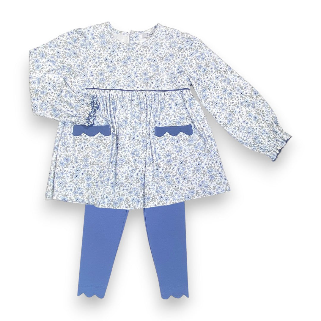 Ishtex Ditsy Flower Girl's Legging Set 6F091 5309