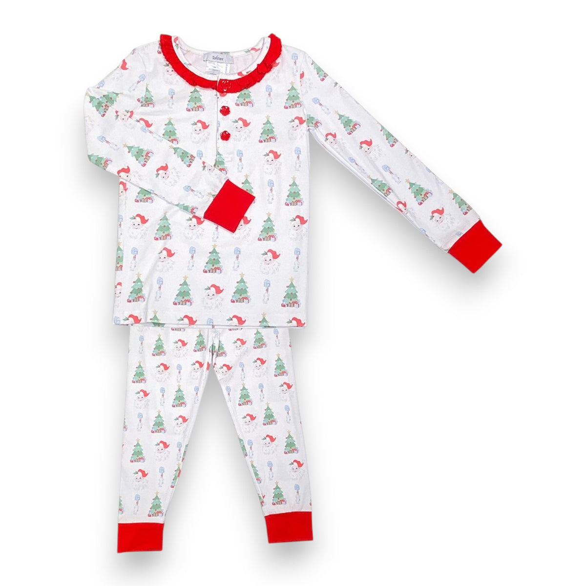 Ishtex Santa Girl's PJ Set 6F183 5309