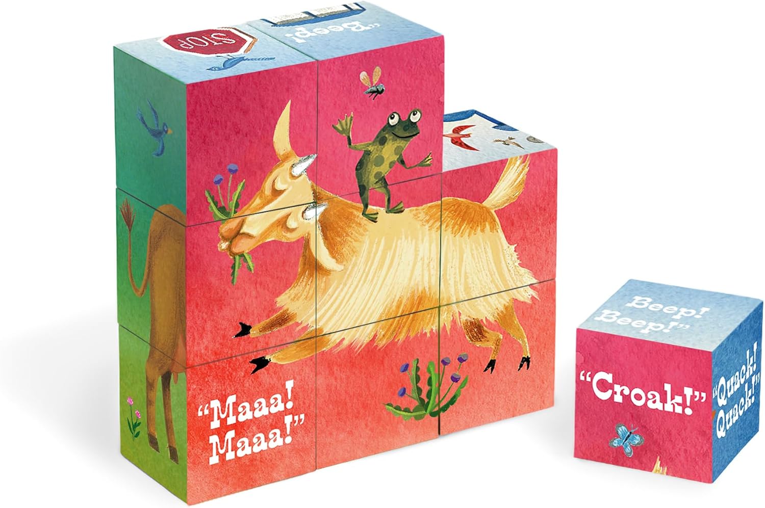 Yottoy Little Blue Truck Puzzle blocks