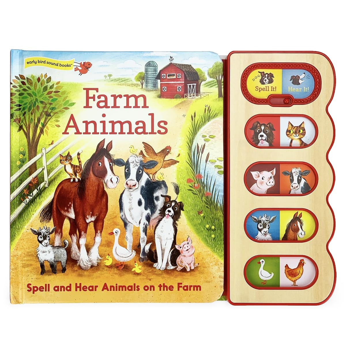 CottageDoorPress Farm Animals spell it hear it