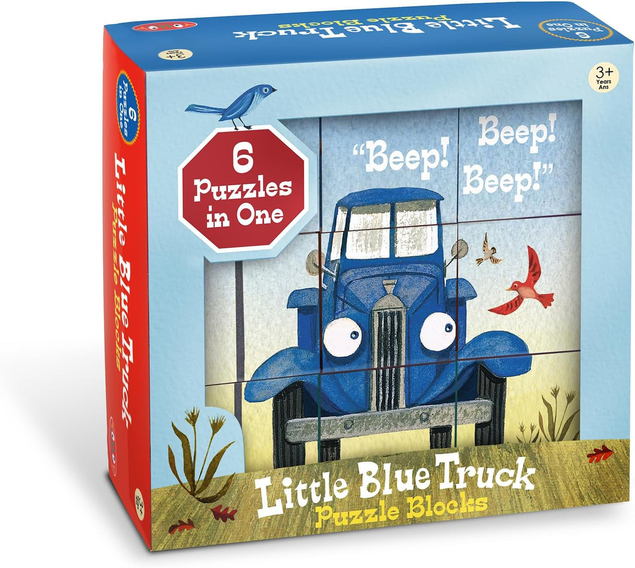 Yottoy Little Blue Truck Puzzle blocks